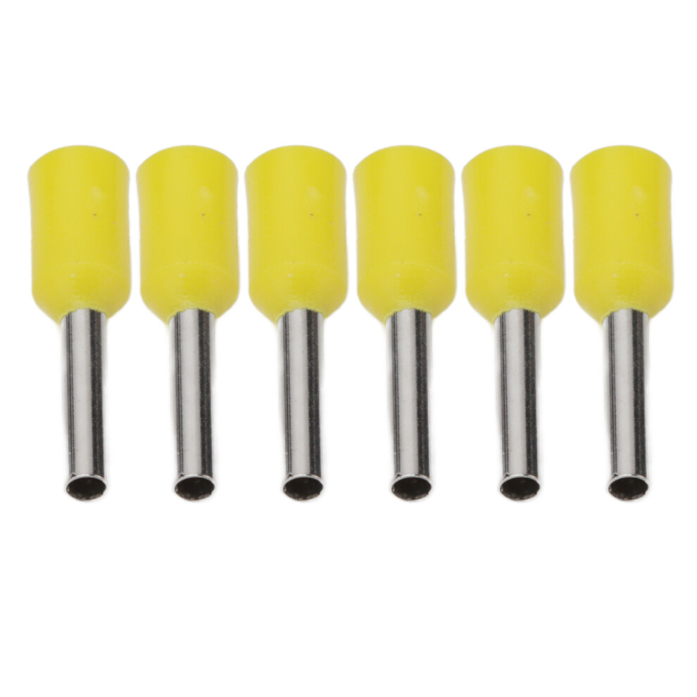 1000Pcs E1008 Insulated Ferrules Terminal Copper Pvc Pin Cord End Connector For Electronic Industry 8771321816886