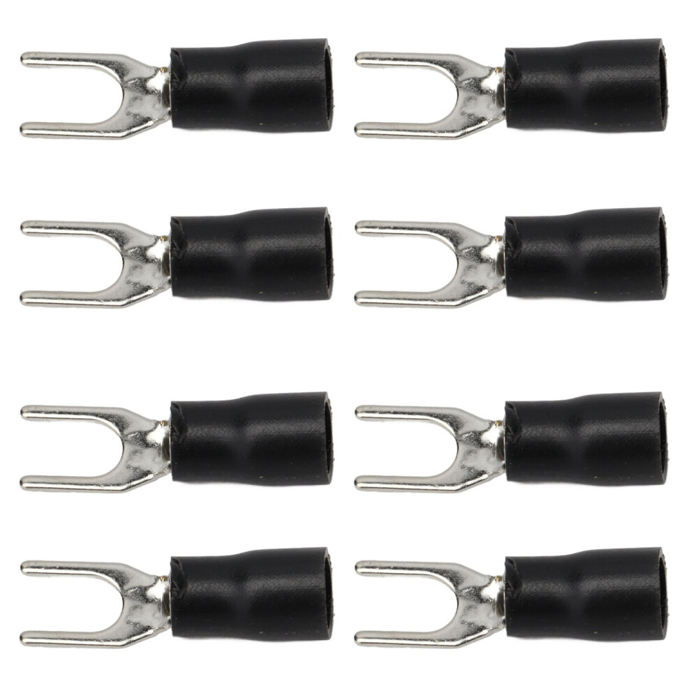 100Pcs Insulated Wire Terminal U Type Fork Spade Electrical Crimping Copper Connectors 16Â14Awg 5011321815896