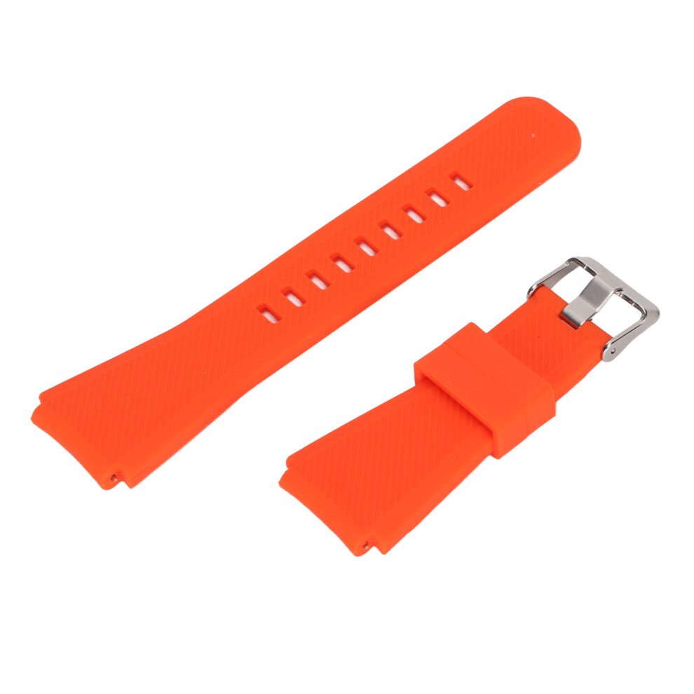 22Mm Silicone Band Replacement Compatible For Amazfit Gtr 3 Smartwatch Quick Release Strap Braceletorange 4621321817458