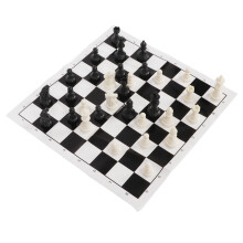 Set d'échecs international Noir/Blanc 9,9  9,7 pouces