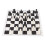 Set d'échecs international Noir/Blanc 9,9  9,7 pouces 15