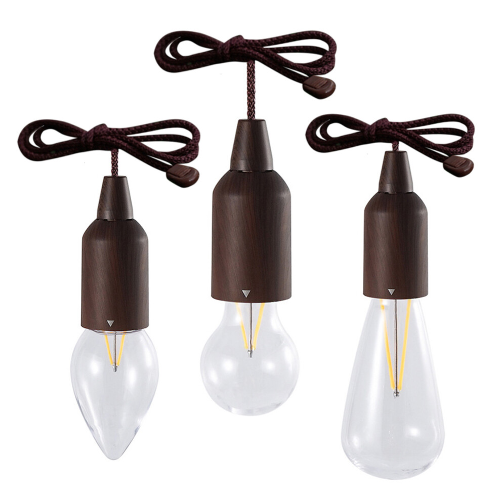 LED Pull Cord Light Bulb Portable Hanging Lantern Battery Operated for Indoor Outdoor Camping Room Decoration-image-OPC-PHVTPFN-NEW