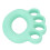 Vert 40 lb Exerceur de doigts 9,5x9,5x1,9 cm 8