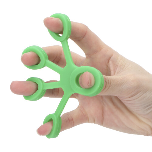 Extensor de dedos 11 lb Portátil Verde oscuro/Negro 2