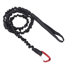 Barre d'attelage pour vélo 1,7 m-3,0 m alliage de nylon noir