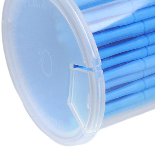 100pcs Disposable Eyeliner Brushes Flexible Soft Tips Lipstick Applicators Makeup Tools 2