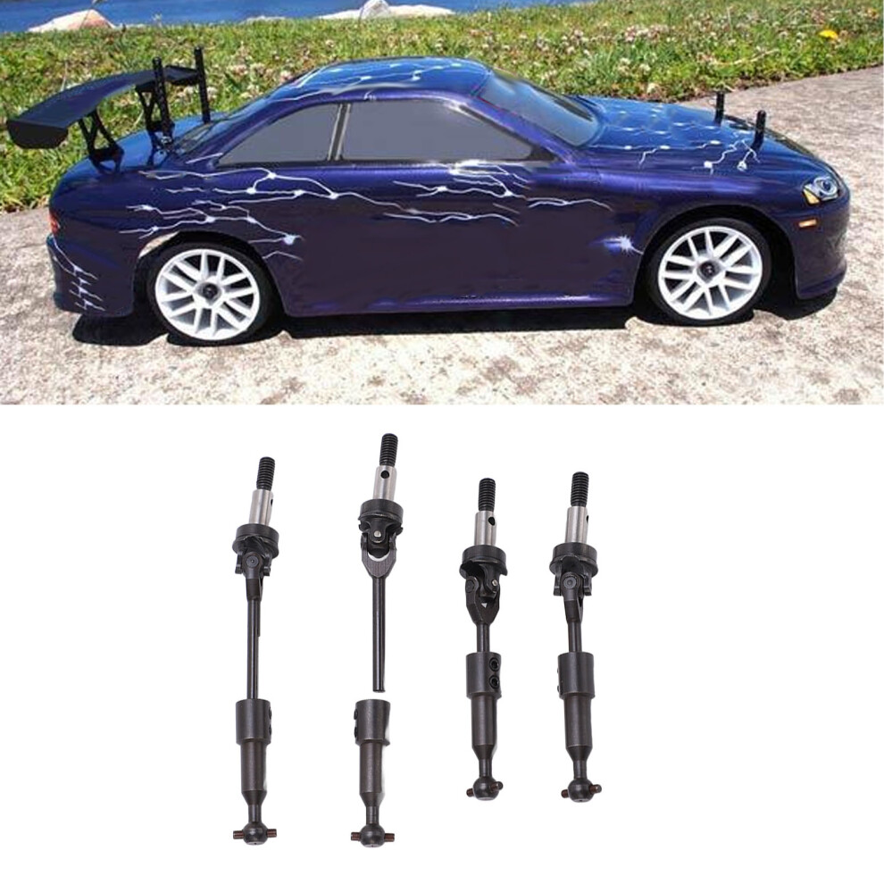 4Pcs Rc Steel Drive Shaft Cvd Transmission Axle For Hsp 94123 1/10 Rc Car Upgrade Parts 3551321823047
