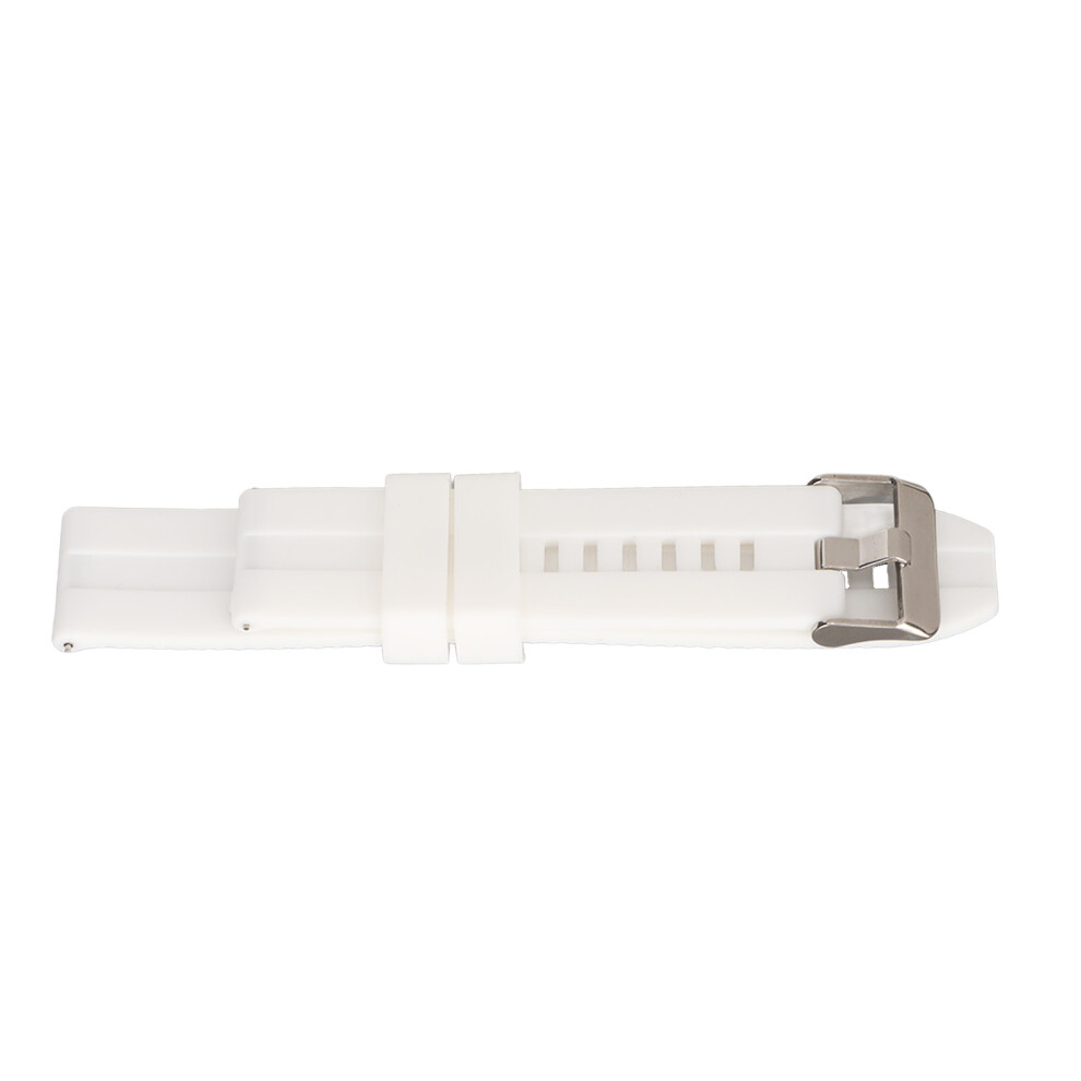 Watch Band Strap 22Mm Universal Quick Release Silicone Accessory For Realme Watch 2White 9361321823114
