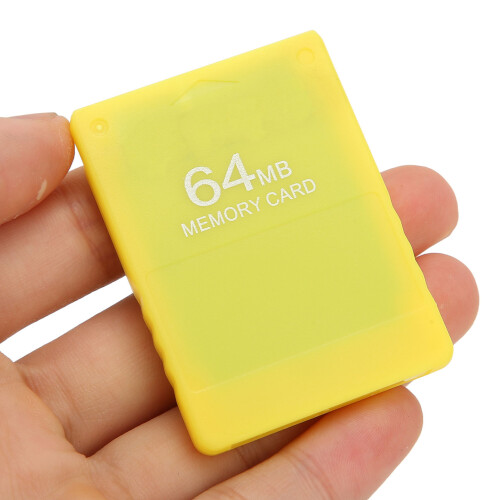 FMCB1.966 64 MB PS2 Scheda di memoria esterna gialla 2