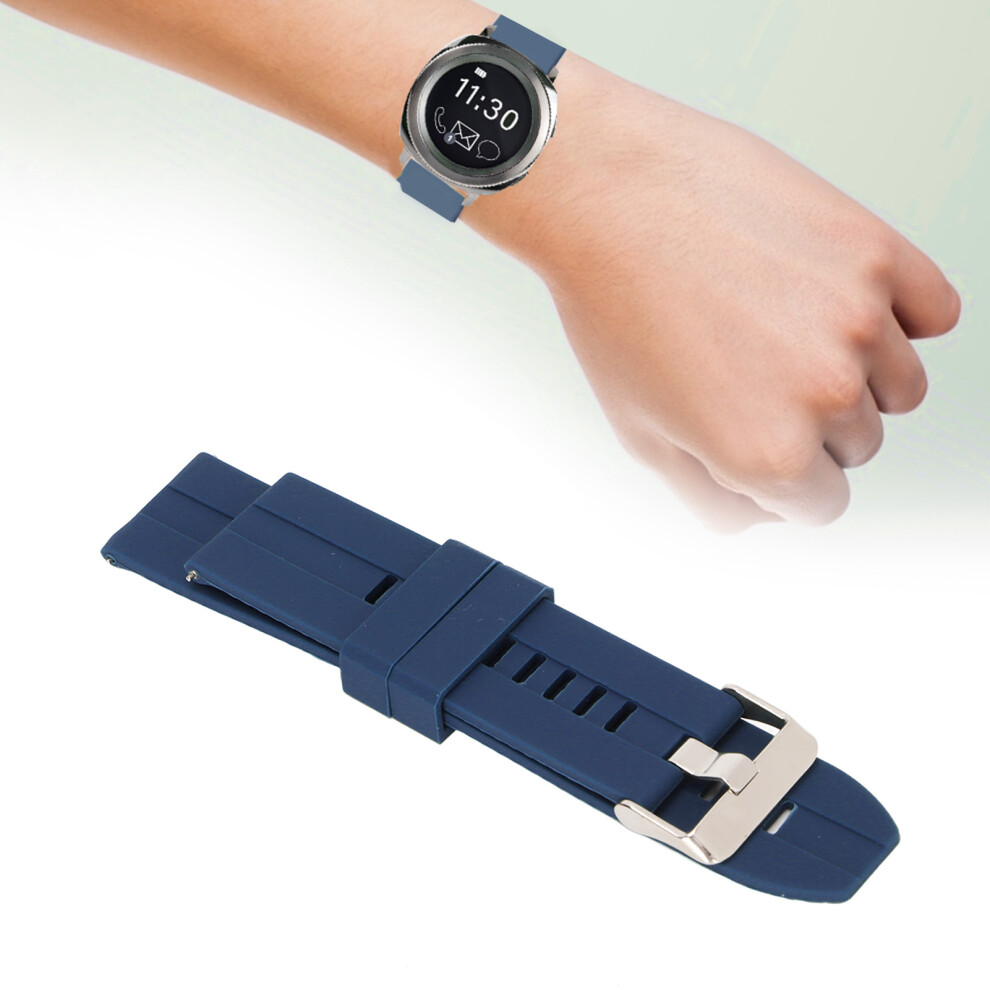Watch Band Strap 22Mm Universal Quick Release Silicone Accessory For Realme Watch 2Blue 7641321823195
