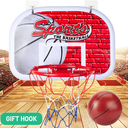 Set da pallacanestro 34 x 30 cm con canestro e pallone