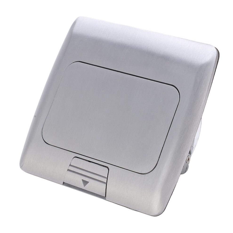 Floor Socket Waterproof Good Sealing Embedded Safe Practical Silver Half Arc Bounce Floor Socket 250V 16A 4171321824586