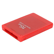 Scheda di memoria PS2 da 16 MB rossa ABS ad alta velocità portatile