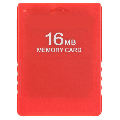 Tarjeta de memoria PS2 16 MB Roja - Compacta, Plug-n-Play 1