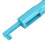 Ensemble de 18 aiguilles doubles - 3,7 cm, enfileur bleu 12