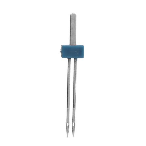 Ensemble de 18 aiguilles doubles - 3,7 cm, enfileur bleu 2