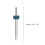 Ensemble de 18 aiguilles doubles - 3,7 cm, enfileur bleu 11