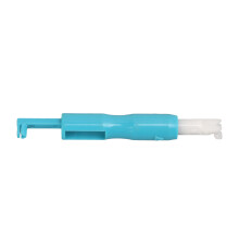 Ensemble de 18 aiguilles doubles - 3,7 cm, enfileur bleu