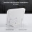 Higrómetro Termómetro Blanco 9x8x1cm 150mAh 1