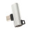 Adattatore Type-C a 3,5 mm, 2 in 1, PD veloce, argento 2