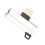 Adattatore Type-C a 3,5 mm, 2 in 1, PD veloce, argento 5