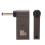 Plateado 100W PD Flash Tipo-C hembra DC 3.5x1.35mm 12
