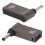 Plateado 100W PD Flash Tipo-C hembra DC 3.5x1.35mm 4