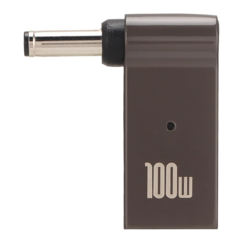 Cargador PD Type-C FtoDC de 100W, Plateado, 4x1.35mm 1