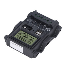 K1688 Regolatore di Carica Solare a Due Porte USB 12V/24V 20A Nero