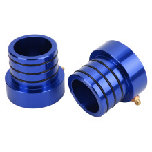 2 piezas de sello de tubo del eje delantero de aluminio macizo azul TJ