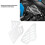 2 pièces de protège-came d'accélérateur XT700Z argent 12