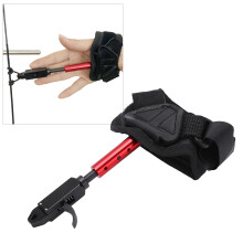 Compound Bow Release Wristband Adjustable 360 Rotation Archery Release Aids Strap for Left Right Hand