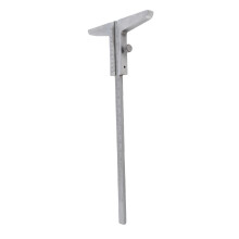 Calibrador Vernier de profundidad 0-150 mm cromado 0,02 mm