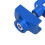 Tensor de cadena plegable de aluminio azul 24x20x4mm 12