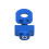 Tensor de cadena plegable de aluminio azul 24x20x4mm 15