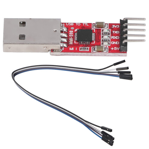 STC Téléchargeur USB-TTL PCB 3,3-5V 300bps-1Mbps 1
