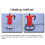 Aluminio rojo 150 ml 3 tazas cafetera moka 152 mm 9