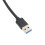 Hub USB 3.0 a 4 porte, compatto, ABS, sovracorrente 4