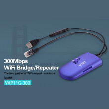 VAP11G-300 300 Mbps RepeaterBridge azul 9x4,5x1,5 cm