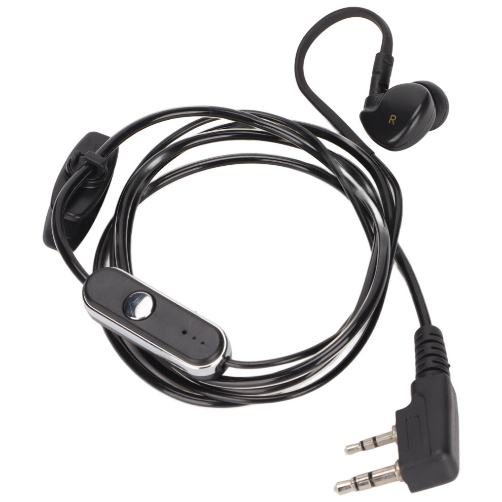 K Head Walkie Talkie Headset Radio Earpiece For Baofeng Uv5r 888S For Kenwood Walkie Talkies 8451321834188