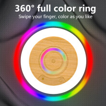 Lámpara táctil LED 1500mAh Ø91120mm Blanco cálido RGB
