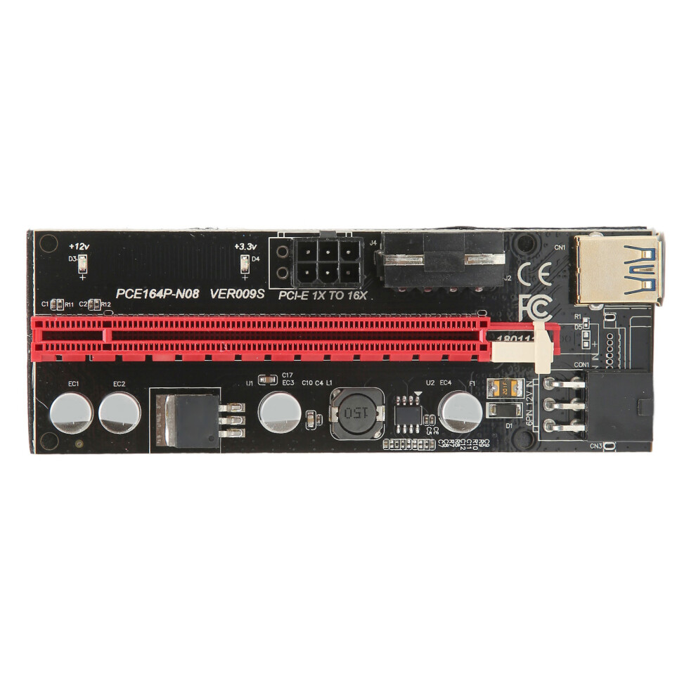 Pcie Riser 1X To 16X Graphics Extension Reduce Burden 60Cm Usb3.0 Safe Stable Usb Riser Powered Adapter Card 8431321834944