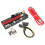Extensor PCIe 1X-16X para tarjetas gráficas, 60 cm, USB 3.0, rojo 14