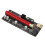 Extensor PCIe 1X-16X para tarjetas gráficas, 60 cm, USB 3.0, rojo 15