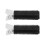 Clip per volume dei capelli 2 pezzi 10.5x3.5x3 cm Nero 2