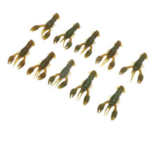 Esca per gamberi di fiume 5,5 cm x 0,7 cm Confezione verde da dieci pezzi