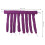 2 pezzi bigodini per capelli senza calore 29 x 44 cm cotone 3