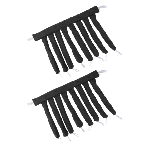 2 rouleaux à cheveux sans chaleur 29x44cm