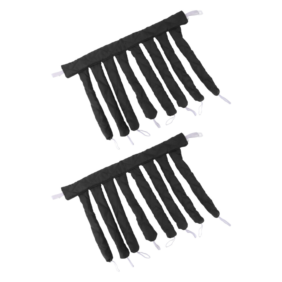 2pcs Heatless Hair Roller Curler Women Girls Household Hair Curling Rod Headband Styling Tool