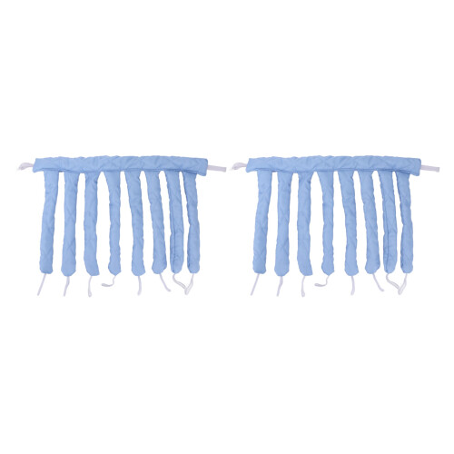 2 piezas de diadema para rizos sin calor, 29x44 cm, algodón 1